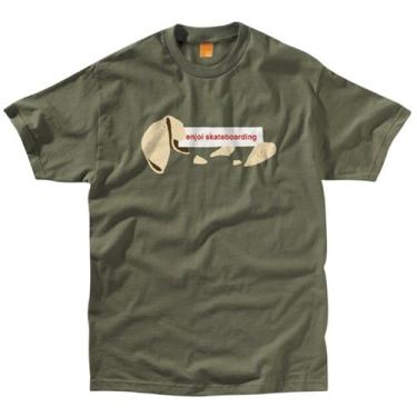 Imagem de Enjoi Camiseta de manga curta Fortune (verde militar, média)