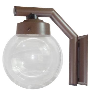 Imagem de Arandela Solarium 215 Externa/Interna com Globo de Vidro Transparente 