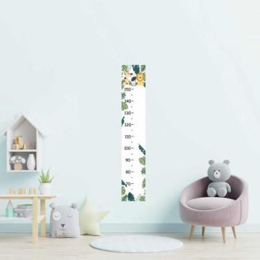Imagem de Régua Adesiva Infantil Animais Da Savana N09194 20x115cm - Adesivo BR