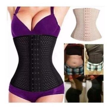 Imagem de Cinta Modeladora Feminina Barbatanas Redutor Afina Cintura - oem