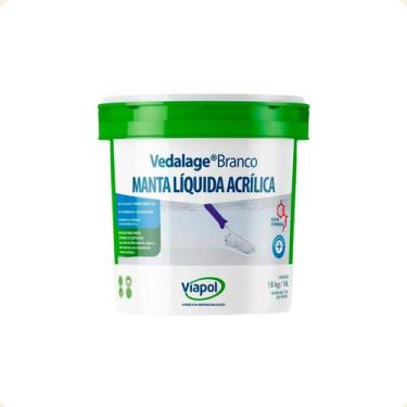 Imagem de Manta Líquida VedaLaje Impermeável Branco 18kg Viapol