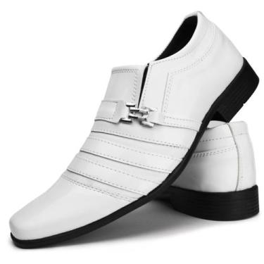 Imagem de Sapato Social Masculino Branco Casamento Imperdível - Lovely Footwear,