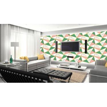 Imagem de Papel de parede adesivo zara  mármore gold rose verde  ( med. 90x300 c