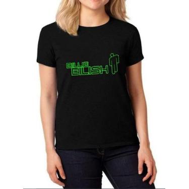 Imagem de Camisa Feminina Billie Eilish Kpop Show - Baby Look, Novidade - SEMPRE