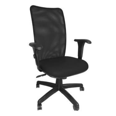 Imagem de Cadeira Maya Presidente Giratória Tela Mesh Reclinavel Braço Regulavel