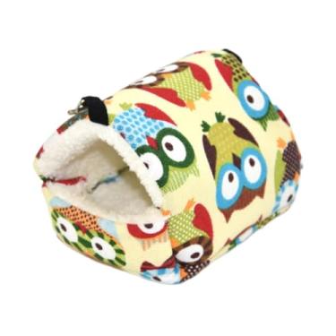Imagem de Ｂｅｓｇａ Cama para hamster, gaiola, casa para porquinho da índia, casa suspensa para hamster, ouriço, pequenos animais de estimação, 14cmx12cm