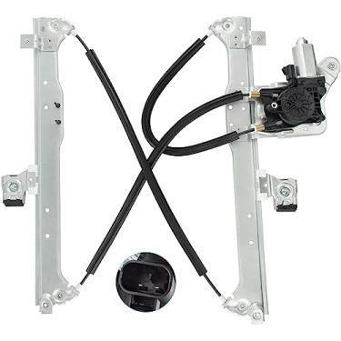 Imagem de MYSMOT 15135971 Regulador de janela lateral do passageiro com motor compatível com Chevrolet Suburban&Avalanche 1500/2500&Silverado 1500/2500 HD Classic| GMC Yukon XL 1500/2500&Sierra 3500|Escalade