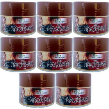 Imagem de Gel Redutor Medidas Magrinha Area Abdominal 300g - Kit com 8 - Bell Co