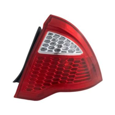 Imagem de Para Ford Fusion 2010 2011 2012 Luz Traseira Lado do Passageiro | Lente Transparente e Vermelha | Híbrido | Substituição para FO2819147 | 9E5Z-13404-A