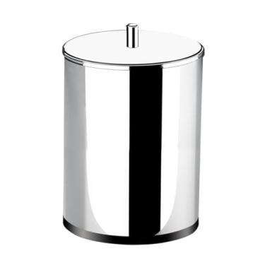 Imagem de Brinox - Lixeira com Tampa 7,8L Decorline - Aço Inox