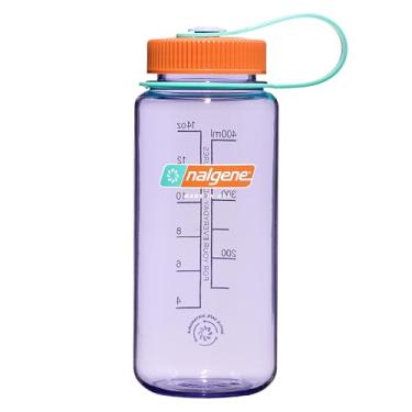 Imagem de Nalgene Garrafa de água Sustain Tritan livre de BPA feita com material derivado de 50% de resíduos de plástico, 473 ml, boca larga, ametista