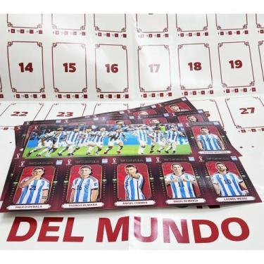 Imagem de Campeão Copa Do Mundo 2022 - Pôster Argentina + 30 Cromos - Panini