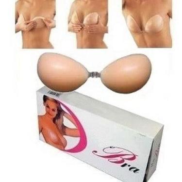 Imagem de Sutiã Auto Adesivo Bojo De Silicone Bra Cor Pele, P