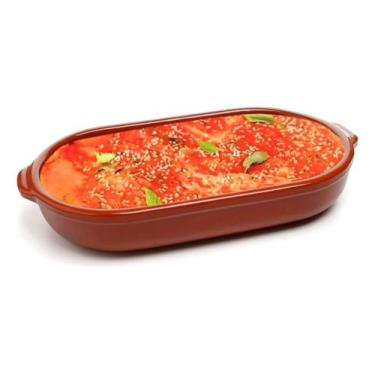 Imagem de Assadeira Barro Oval N000 350ml - Cerâmicas Motta