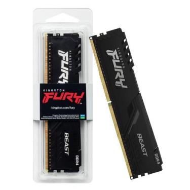Imagem de Memoria 16gb Ddr4 3600 Cl18 1.35V Desktop Fury Beast KF436C18BB/16 Kin