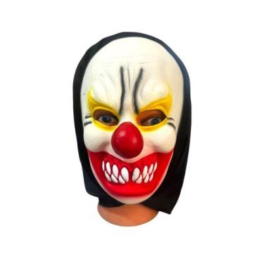 Imagem de Fantasia Máscara Palhaço assustador dentes afiados terror - Blook