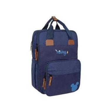 Imagem de Mochila de Maternidade Dermiwill Mickey Azul Marinho-Masculino