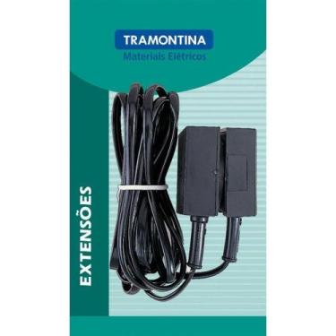 Imagem de Extensão Telefônica Lisa Padrão Telebrás Tramontina 5 Metros Tramontin