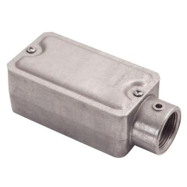Imagem de Condulete Fixo 1/2" Tipo "e" - Com Tampa / Rosca Bsp / Sem Pintura Tra