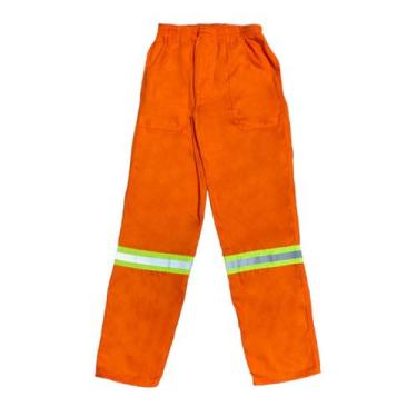 Imagem de Calça Brim Com Refletivo - EQUIVALE, GG, Laranja