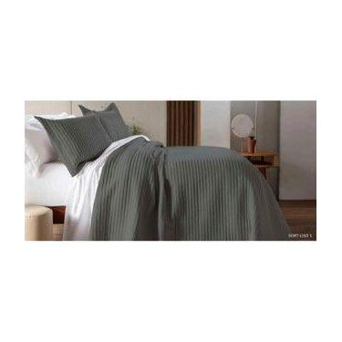 Imagem de Cobre Leito Colcha BELTON Porta Travesseiro 300 Fios Dupla Face Decora