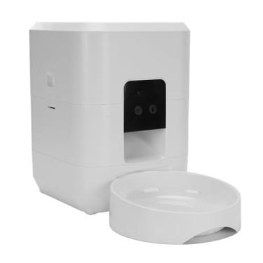 Imagem de Alimentador Automático de Cães, Porção Cronometrada que Contribui para Dispensador de Alimentos Distribuição Precisa para Pequenos e Grandes Gatos Cães Paralelos Alimentação
