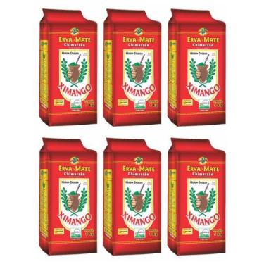 Imagem de 6 Erva Mate Chimarrão XIMANGO MOÍDA GROSSA Vácuo 1 Kg