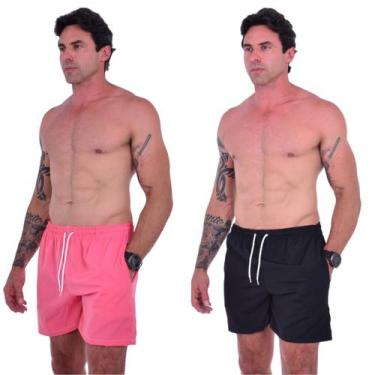 Imagem de Short Masculino Dry Fit Tectel Liso Sarja Premium Treino Mauricinho - 