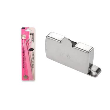 Imagem de Kit Guia Magnético MG20L + Pinça de Ponta Curva Lmx-15 Precisão e Qualidade na Costura Perfeito Para Iniciantes E Profissionais