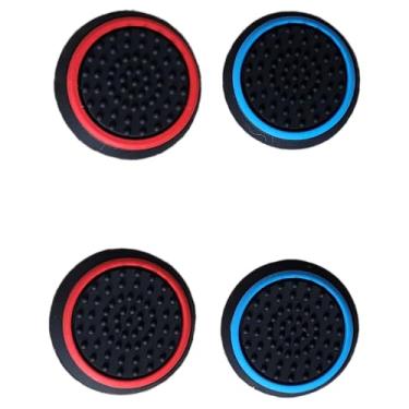 Imagem de 2 Pares Grip Borracha Silicone Botão X box Ps 4 Ps 3