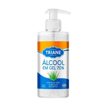 Imagem de Álcool em Gel Triane 70% com Aloe Vera 500ml