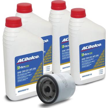 Imagem de Kit Troca Oleo 0w20 Filtro Do Motor Acdelco Onix 1.0,1.4 /prisma /spin 1.8