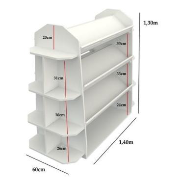 Imagem de Expositor Central Pães Embalados Mdp (padarias, Mercados)
