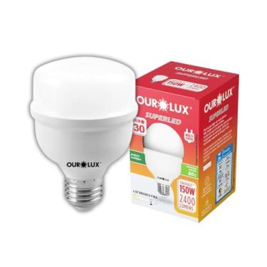 Imagem de Lâmpada Super Bulbo LED T 30W 6500K Bivolt Luz Branca Fria Soquete E27 Casa