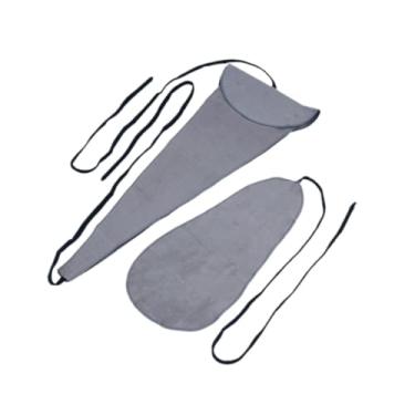 Imagem de simhoa Limpeza de saxofone Conjunto de pano de manutenção Sax Kit Kit de manutenção de instrumentos Reutilizável para trompete de tenor alto