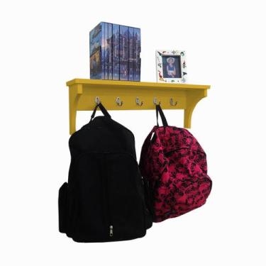 Imagem de Prateleira Cabideiro Suporte Porta Canecas Utensílios de Cozinha Mochi