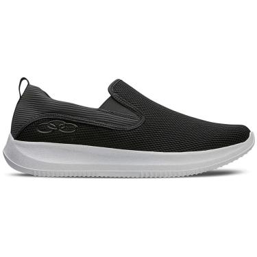 Imagem de Tênis Olympikus Esportivo Slip On Wellness 2 Masculino Preto Branco