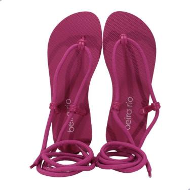 Imagem de Sandália Rasteira Feminina Beira Rio 8449.905 Pink