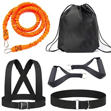 Imagem de OYINDIZ Treinamento explosivo de resistência, 5 peças, melhora a potência, agilidade, força, atletismo, futebol, beisebol, corrida, basquete, equipamento de treinamento multidirecional