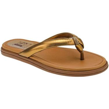 Imagem de Rasteirinha Sola Baixa com Palmilha Confort Macia Chinelo de Strass Pe