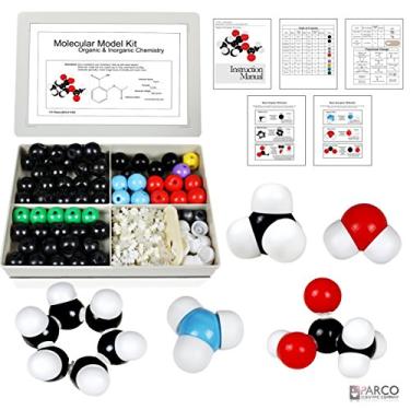 Imagem de Parco Scientific Kit de modelo molecular semiespacial PCM003 174 peças
