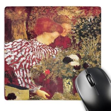 Imagem de 3dRose Mouse pad LLC 20 x 20 x 0,63 cm, blusa listrada por Edouard Vuillard (mp_149559_1)