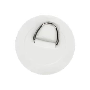 Imagem de UGPLM aço inoxidável D Patch D Pad Kayak PVC Substitui para a Stand Up Paddleboard Water Sports Sports Sailing Cargo, Branco