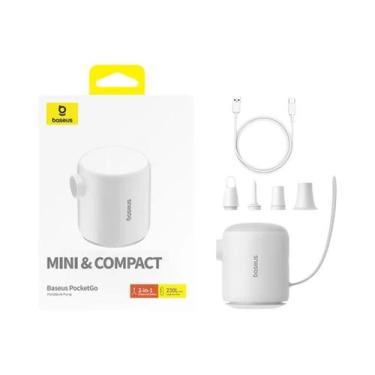 Imagem de Mini Bomba De Compressor De Ar Sem Fio Para Colchões De Ar Camas Tapet