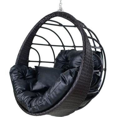 Imagem de Balanço Ninho Suspenso Hungria Tabaco E Courino Náutico Pto