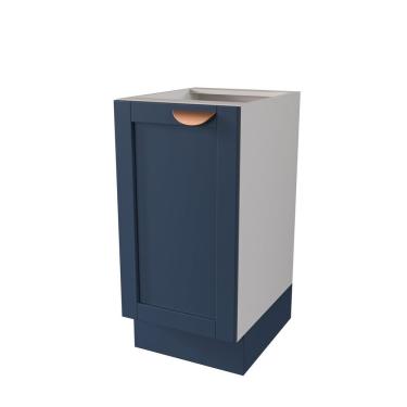 Imagem de Balcão 1 Porta 40Cm Sem Tampo Arizona Branco/Azul