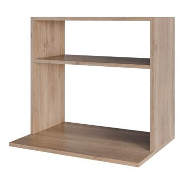 Imagem de Suporte Aéreo Multiuso Para Forno Micro-ondas Luara 60cm Freijó - Desk Design