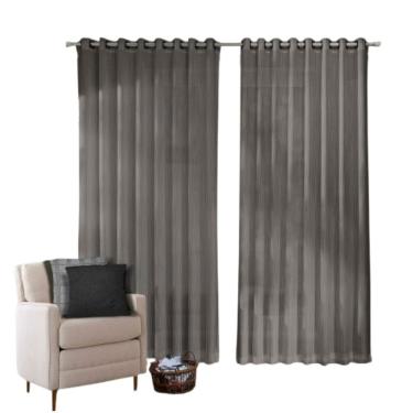 Imagem de Cortina Quarto E Sala 400 X 250 Cm Havana Marrom