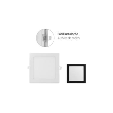 Imagem de Luminária Quadrada Embutir Acab. Branco 170x170x22 12w 3000k Irc >70 Ip 40 120° 900lm