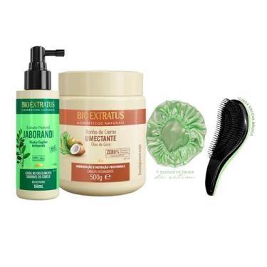 Imagem de Tônico Antiqueda + Máscara Coco Bio Extratus +Escova/Touca